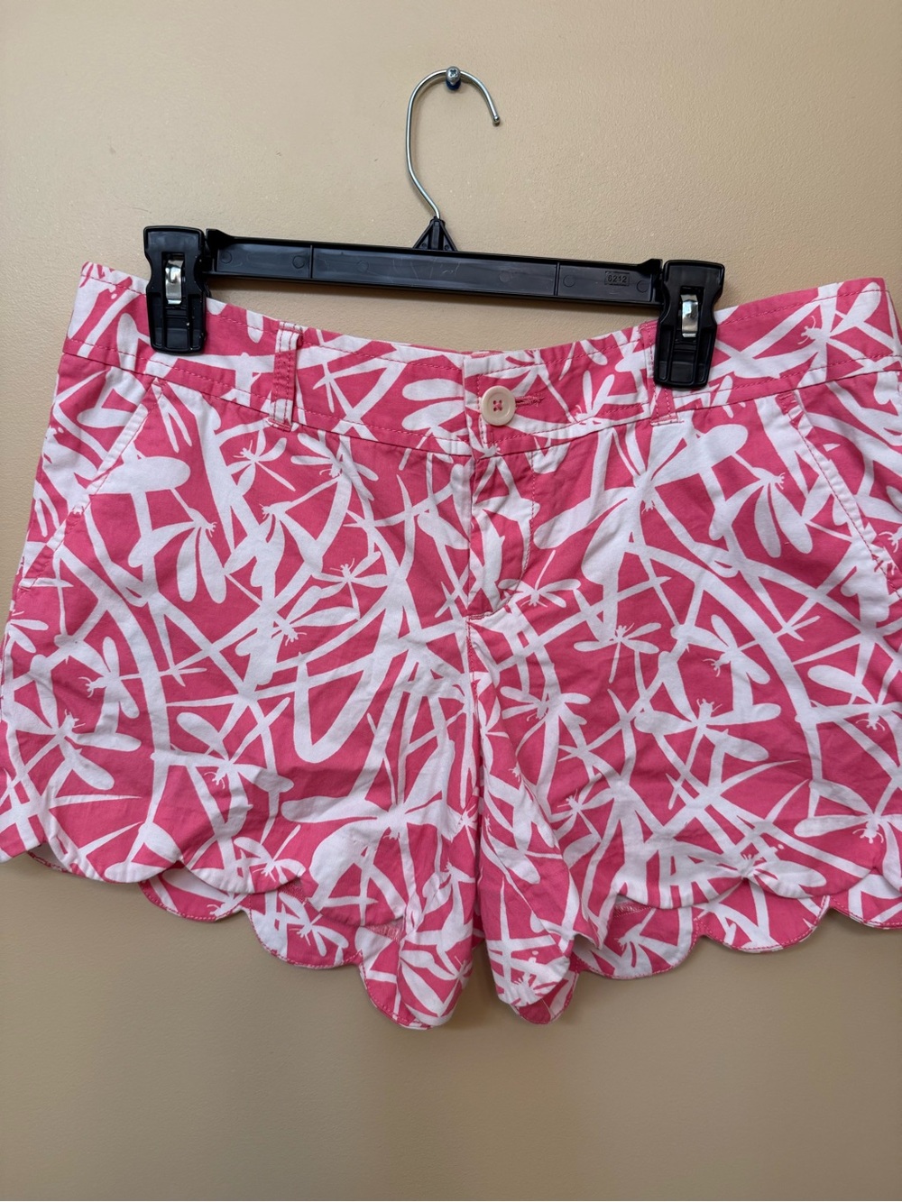Lilly Pulitzer Pink and White Patterned Shorts